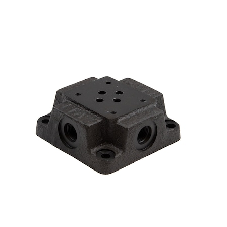 Chief D03 Subplate, side ported. 3/8 NPT Ports, Series or Parallel, SD03-6-FP-S 220319